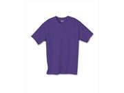 Hanes 5450 Authentic Tagless Kid Cotton T Shirt Purple Extra Small