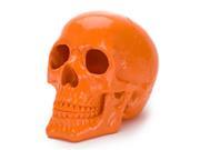 Penn Plax RR1972 6 in. Skull With Swim Through Eyes Orange