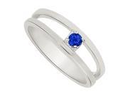 Fine Jewelry Vault UBUNR81355AGS Beautiful Gift Sapphire Mother Ring in Sterling Silver