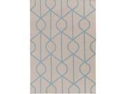 Artistic Weavers AWHD1044 46 York Ellie Rectangle Flat Woven Area Rug Ivory Light Blue 4 x 6 ft.
