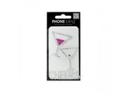 Bulk Buys Cg093 Amp; 039;Cheers Amp; 039; Phone Bling Removable Stickers Pack Of 24