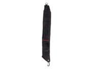 Runnur 105 3 Runnur Travel Shoulder Strap Black with Red Stitching Large