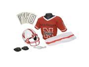 Nebraska Cornhuskers Youth NCAA Deluxe Helmet and Uniform Set Small