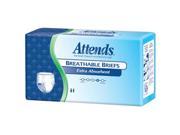Attends BRBX40 Extra Absorbent Breathable Briefs Extra Large 60 per Case
