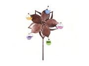 Exhart EX11089 Ferris Feeder Bronze Single Wheel Flower