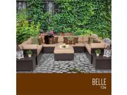 TKC Belle 12 Piece Outdoor Wicker Patio Furniture Set