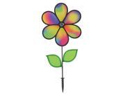 In The Breeze ITB2787 12 in. Jewel Flower Spinner with Leaves