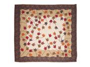 Patch Magic QTAULV Autumn Leaves Quilt Twin 65 x 85 in.