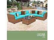 TKC Laguna 7 Piece Outdoor Wicker Patio Furniture Set