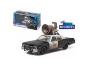 Greenlight 86423 1974 Dodge Monaco Bluesmobile Blues Brothers Movie 1980 with Speaker on Roof 1 43 Diecast Model Car
