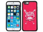 Coveroo 875 6755 BK FBC Cincinnati Reds Bats Design on iPhone 6 6s Guardian Case