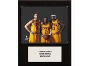 CandICollectables 1215CAVS3 NBA 12 x 15 in. LeBron James Irving Love Cleveland Cavaliers Player Plaque