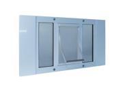Ideal Pet Products IPP 27SWDS 27 32 in. Aluminum Sash Window Pet Door Small