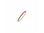 Fine Jewelry Vault UBUGG14YRD131300R 3 CT Classy Ruby Eternity Bangle in 14K Yellow Gold 108 Stones