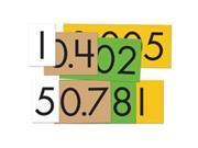Essential Learning Products 626641 Sensational Math 4 Value Decimals to Whole Number Place Value Cards Set