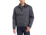Dickies TJ15CH XL RG Mens Ike Diw Lined Eisenhower Charcoal Jacket Extra Large Regular