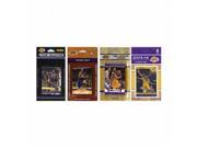 NBA Los Angeles Lakers 4 Different Licensed Trading Card Team Sets
