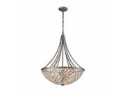 ELK Group International 16255 6 Renaissance 6 Light Chandelier Weathered Zinc 28 x 22 x 22 in.