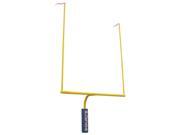 First Team All Pro CLG SY Galvanized Steel Aluminum 6.62 in. Safety Yellow College Football Goalpost Scarlet