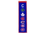 Montreal Canadiens Wool Heritage Banner 8 x32