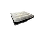 Canine Creations 59 40050CHA Orthopedic Balleny Tip Dyed Mink Mattress Pet Bed 100 Percent Polyester Charcoal