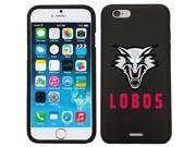Coveroo 875 883 BK HC University of New Mexico Lobos 2 Design on iPhone 6 6s Guardian Case