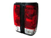Spec D Tuning LT S1082RPW APC Tail Lights for 82 to 93 Chevrolet S10 Red Clear 6 x 10 x 18 in.