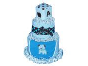 Baby Gift Idea BGILBB Puppy Dots Diaper Cake