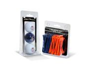 Team Golf 21399 Illinois NCAA 3 Golf Balls 50 Golf Tees Pack