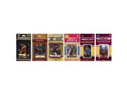 CandICollectables CAVS615TS NBA Cleveland Cavaliers 6 Different Licensed Trading Card Team Sets
