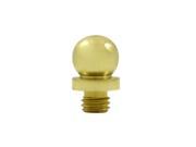 Deltana DSBT3 Ball Tip Bright Brass Solid Brass