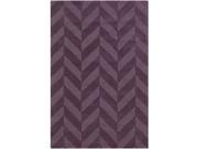 Artistic Weavers AWHP4029 35 Central Park Carrie Rectangle Handloomed Area Rug Purple 3 x 5 ft.