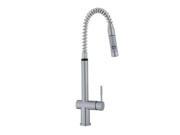 Franke FF2180 Series Semi Professional Faucet With Pulldown Dual Spray In Satin Nickel