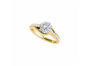 Fine Jewelry Vault UBNR84669Y14D Natural Diamond Semi Swirl Ring in 14K Yellow Gold