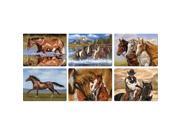 River s Edge Products REP788 Horse Scenes Glass Cutting Board Assortment 12 pcs