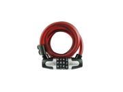 Wordlock CL 607 A1 Bicycle Cable Lock Assorted Color 6 ft.