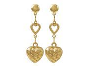 Dlux Jewels Tragus Heart Solid Gold Filled Rose Body Jewelry Cartilage Earrings