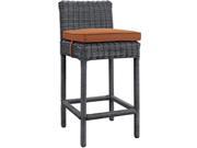 East End Imports EEI 1960 GRY TUS Summon Outdoor Patio Bar Stool Canvas Tuscan