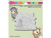Stampendous HMCV27 House Mouse Cling Stamp 4.75 x 4.5 in. Confetti Fun