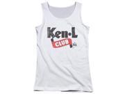 Trevco Ken L Ration Ken L Club Juniors Tank Top White 2X