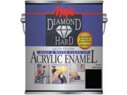 Majic Paints 8 1521 1 1 Gallon Satin Black Diamondhard Acrylic Enamel