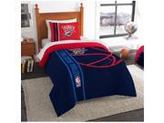 Northwest NOR 1NBA845000033RET Oklahoma City Thunder Soft Cozy NBA Twin Comforter Bed in a Bag 64 x 86 in.