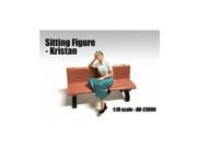 American Diorama 23888 Sitting Figure Kristan for 1 18 Scale Models