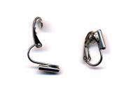 Dlux Jewels Clipon Earrings Convertor Silver Tone