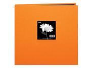 Pioneer Photo Albums MB10CBFT TO 12 x 12 Fabric Frame Scrapbook Tangerine Orange