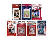 CandICollectables CARDINALS715TS MLB St. Louis Cardinals 7 Different Licensed Trading Card Team Sets