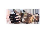 Manzella Productions 012332 Bowhunter Convertible Glove Mitten Realtree Xtra Medium