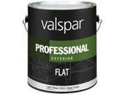 Valspar Paint 12611 1 Gallon Light Base Professional Flat Exterior Latex Paint