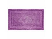 InterDesign 17068 34 x 21 in. Spa Bath Rug Purple