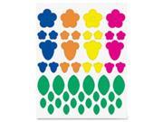 Hygloss Products HYX18401 Floral Shapes Stickers